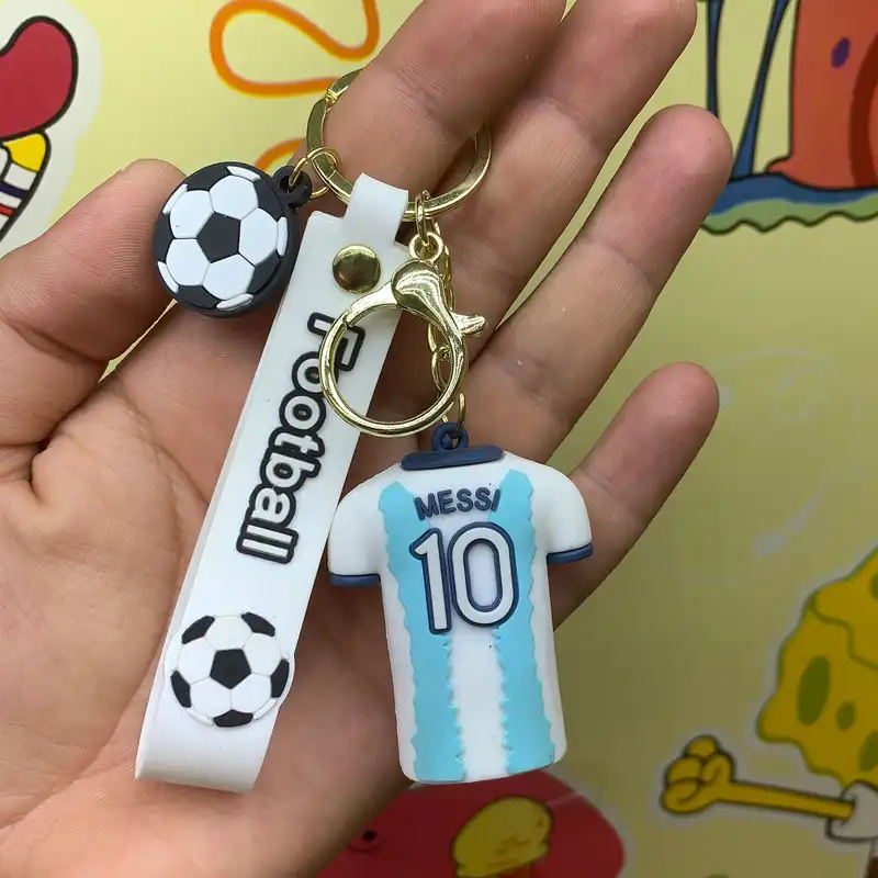 جاکلیدی مدل سیلیکونی طرح مسی لباس آرژانتین