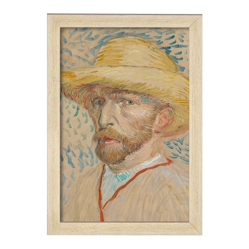 تابلو خندالو مدل سلف پرتره ونسان ونگوگ (Van Gogh) کد 36811