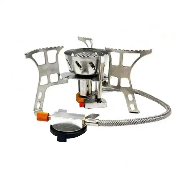 سرشعله سفری مدل شلنگ دار استوانه ای ضد باد T5