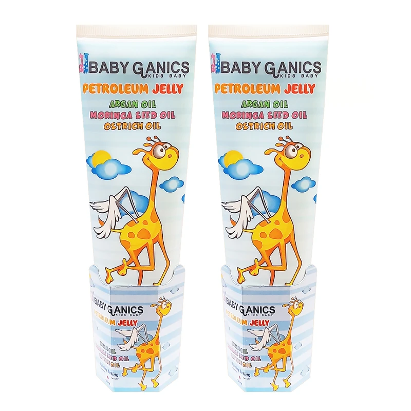 وازلین کودک بییبی گانیکس مدل Moringa Seed Oil وزن 100 گرم مجموعه 2 عددی