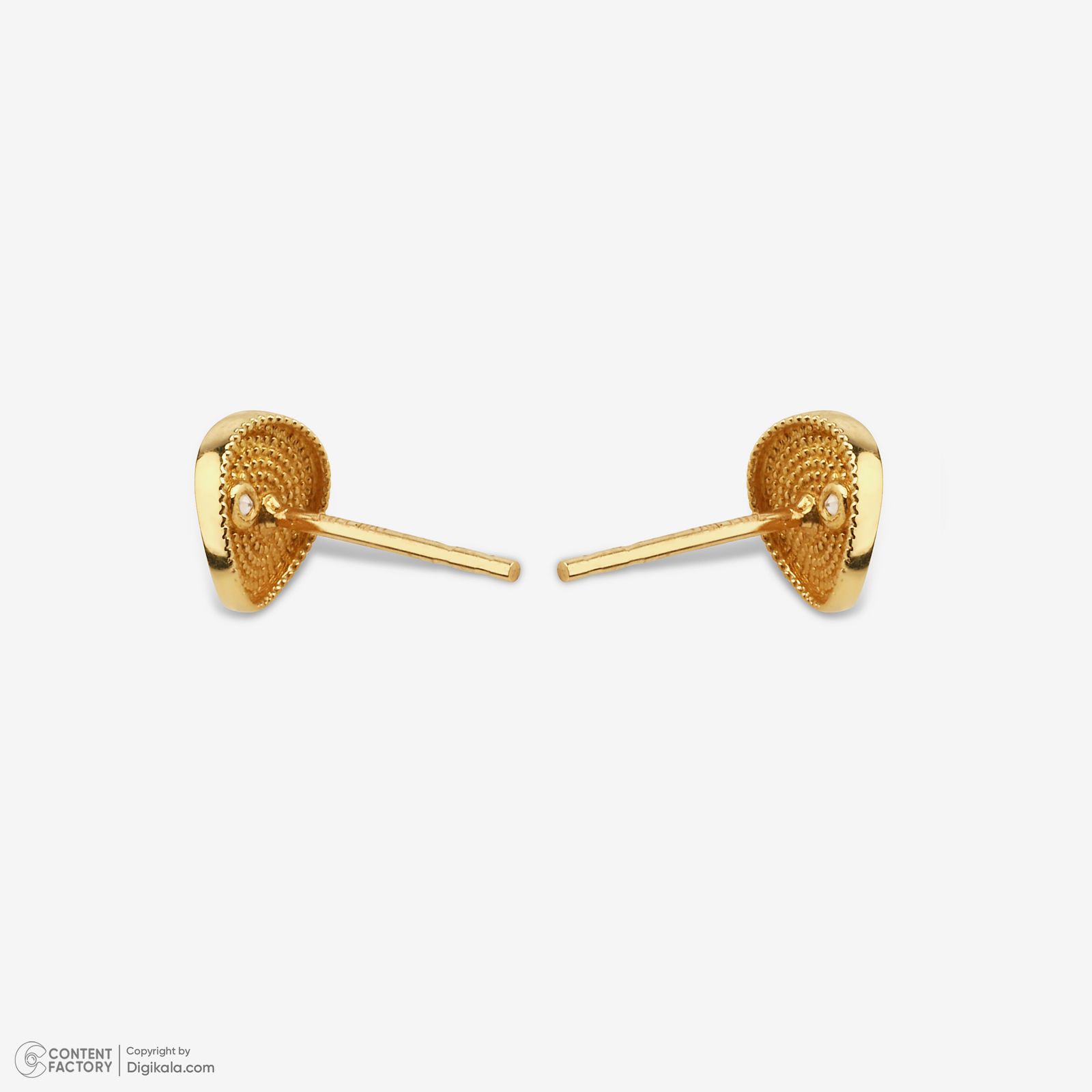گوشواره میخی طلا 18 عیار زنانه روبی آرت گالری مدل 46671 -  - 6