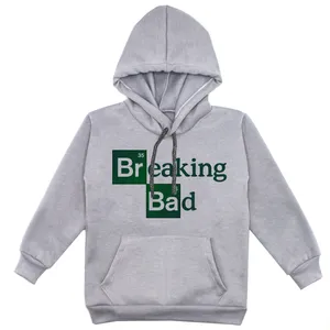 هودی پسرانه مدل برکینگ بد F106 رنگ طوسی