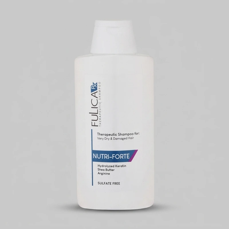 شامپو تقویت کننده و ترمیم کننده مو فولیکا مدل NUTRI-FORTE حجم 200 میلی‌لیتر، مناسب موهای خشک و آسیب‌دیده، مغذی، شاداب‌کننده و درخشان‌کننده