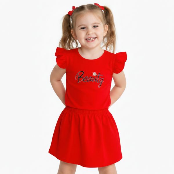 ست تاپ و دامن دخترانه مدل M35