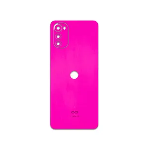 MAHOOT Phosphorus-Pink Cover Sticker for Motorola Moto E32s