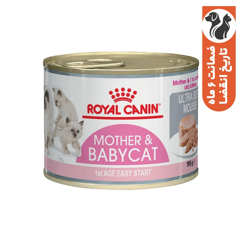 غذای خشک رویال کنین مدل Mother and Babycat وزن 195 گرم بسته 12 عددی