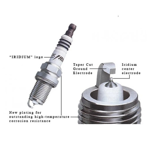 شمع موتورسیکلت ان جی کی مدل CR8EIX بسته 4 عددی