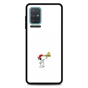 AKAM AMC-WSGA71-SNOOPY-17 Cover For Samsung Galaxy A71