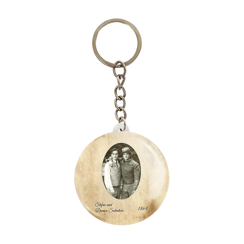 جاکلیدی خندالو مدل دیمون و استفان خاطرات یک خون آشام  The Vampire Diaries  کد 23701