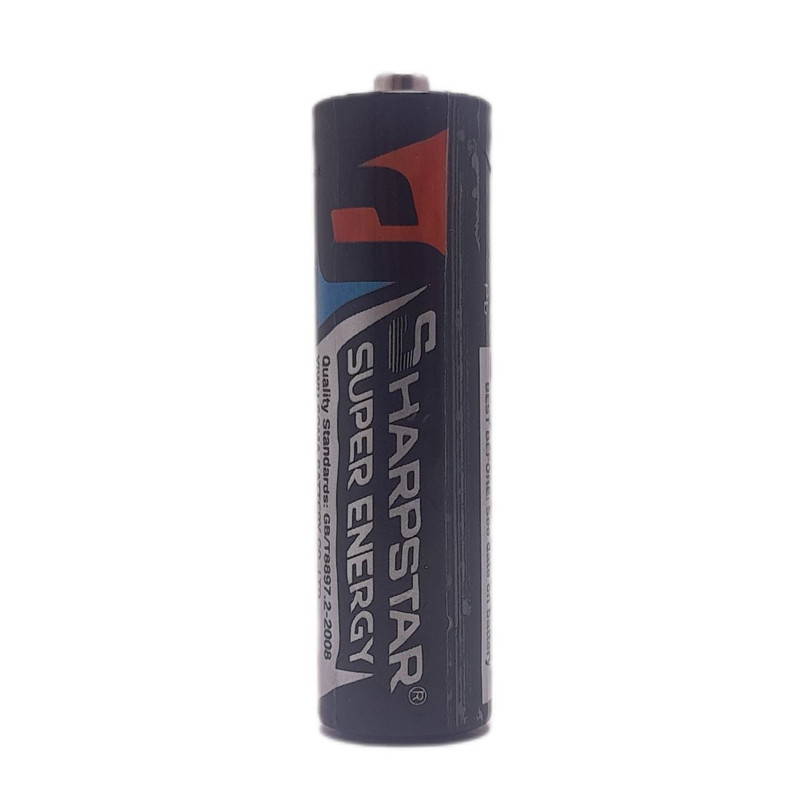 باتری نیم قلمی شارپ استار مدل super  energy بسته 12 عددی