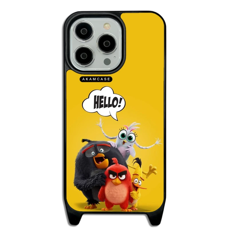 کاور آکام مدل AMC-WLA13PRO-ANGRY BIRDS17 مناسب برای گوشی موبایل اپل iPhone 13 Pro