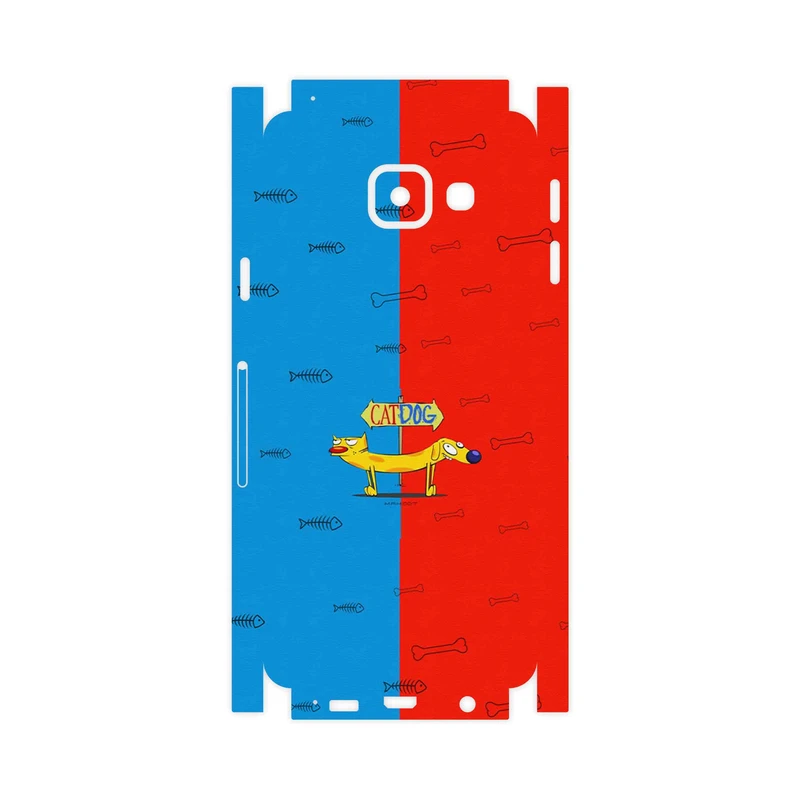 برچسب پوششی ماهوت مدل CatDog-FullSkin مناسب برای گوشی موبایل سامسونگ Galaxy A3 2016