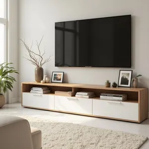 میز تلویزیون مدل ماندگار2704 مناسب برای تلویزیون تا 52 اینچ