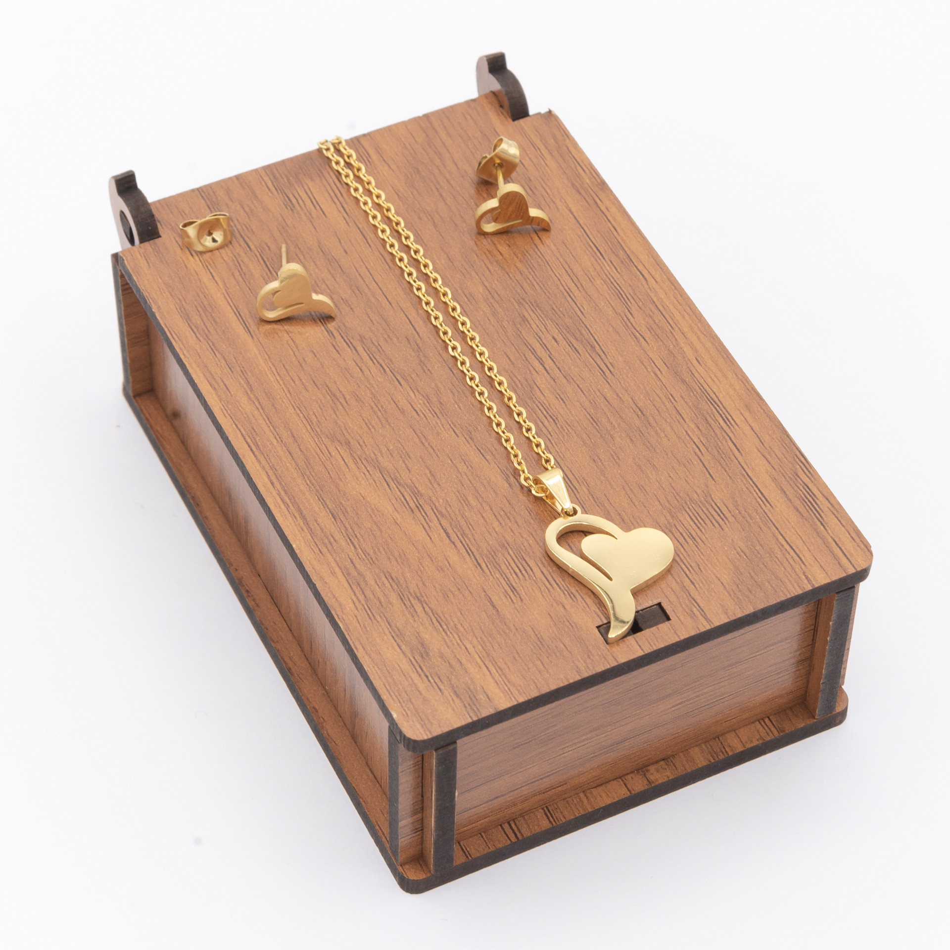 نیم ست زنانه بهارگالری مدل قلب کد 209068