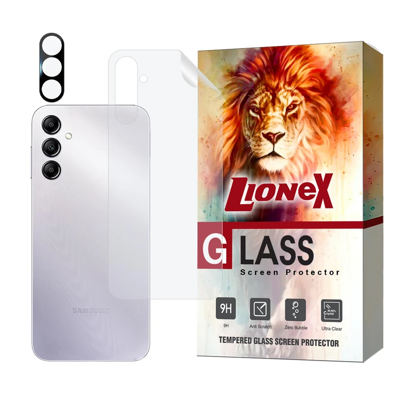 محافظ پشت گوشی لایونکس مدل MTBFULL مناسب برای گوشی موبایل سامسونگ Galaxy A14 5G به همراه محافظ لنز