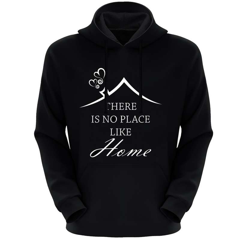 هودی زنانه مدل وکتورخونه F382 رنگ مشکی