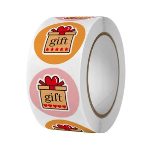 برچسب طرح هدیه مدل GIFT-01 بسته 500 عددی