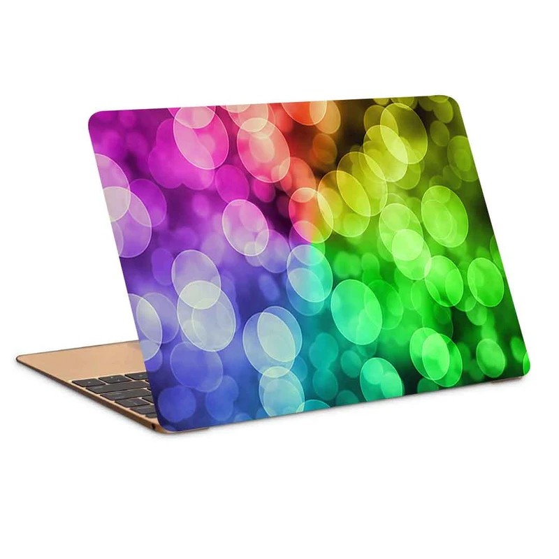 استیکر لپ تاپ طرح abstraction multicolored glare کد P-607 مناسب برای لپ تاپ 15.6 اینچ