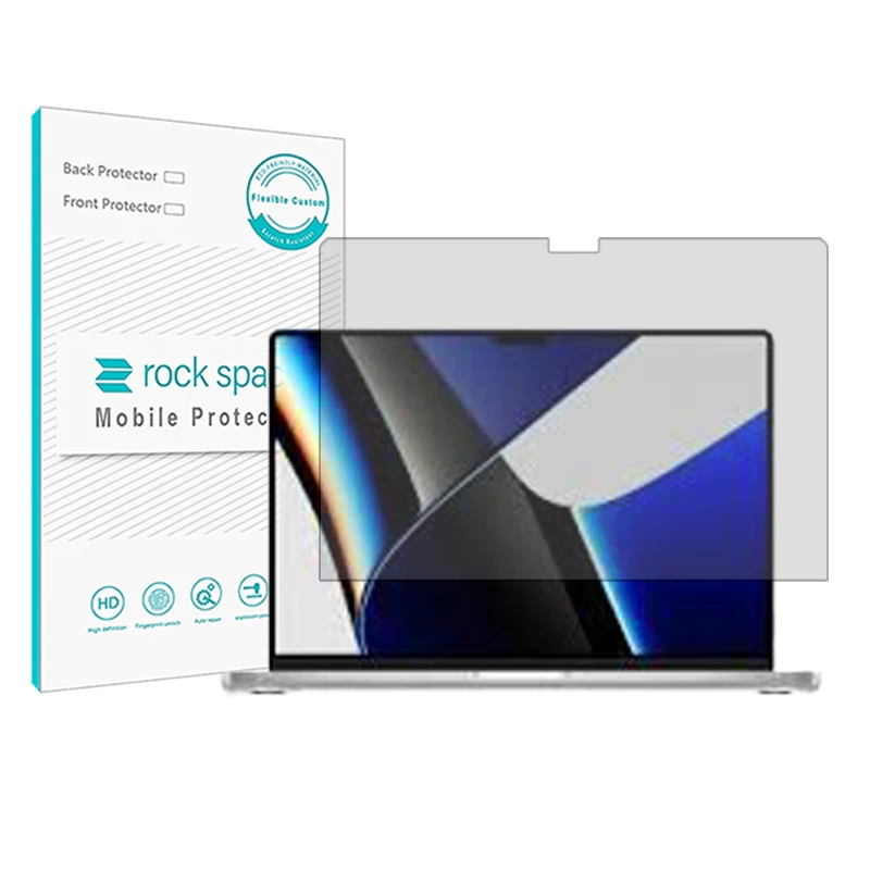 محافظ صفحه نمایش شفاف راک اسپیس مدل Resistant مناسب برای لپ تاپ اپل macbook pro 16 a2458 m1