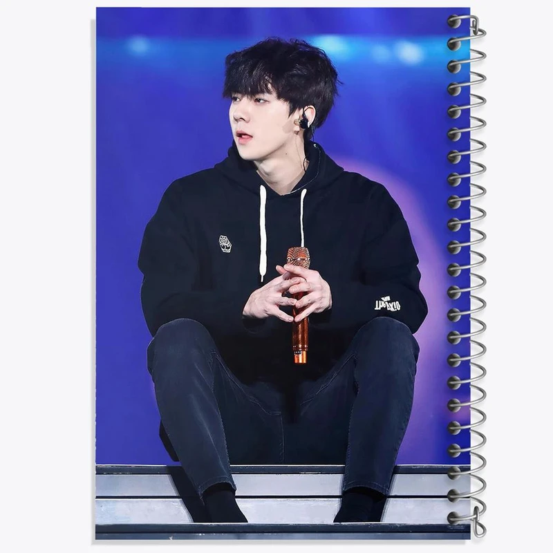 دفتر نقاشی 50 برگ خندالو مدل سهون گروه اکسو EXO کد 13462