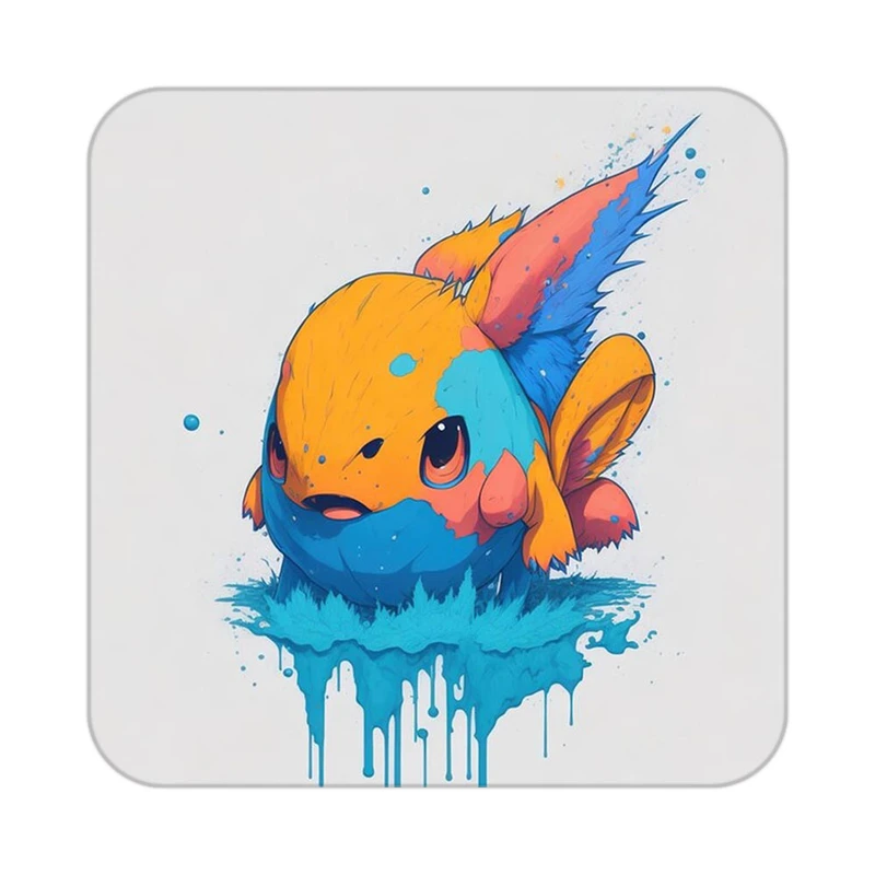 زیر لیوانی کاکتی طرح حیوانات رنگی مدل mp26370