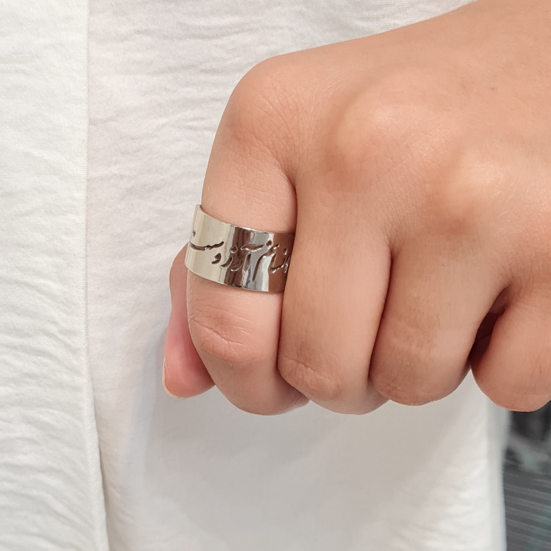 انگشتر مدل انسانم آرزوست انگشتر مدل انسانم آرزوست