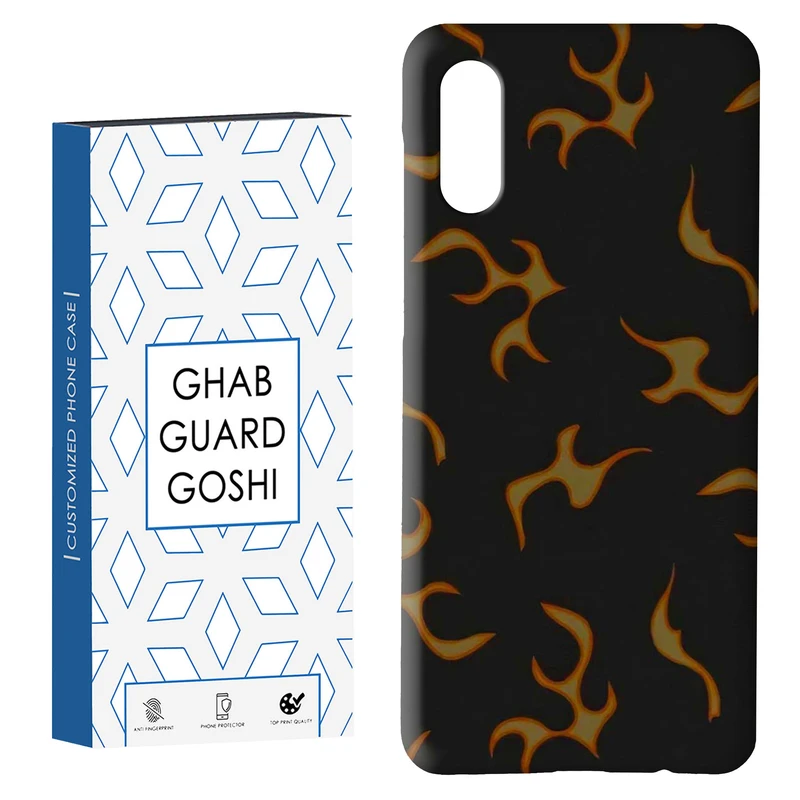 کاور قاب گارد گوشی طرح اتیش کد Dimo-936 مناسب برای گوشی موبایل سامسونگ Galaxy A02 / M02