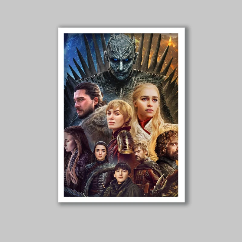 تابلو مدل سریال بازی تاج و تخت Game of Thrones کد LA-G10731