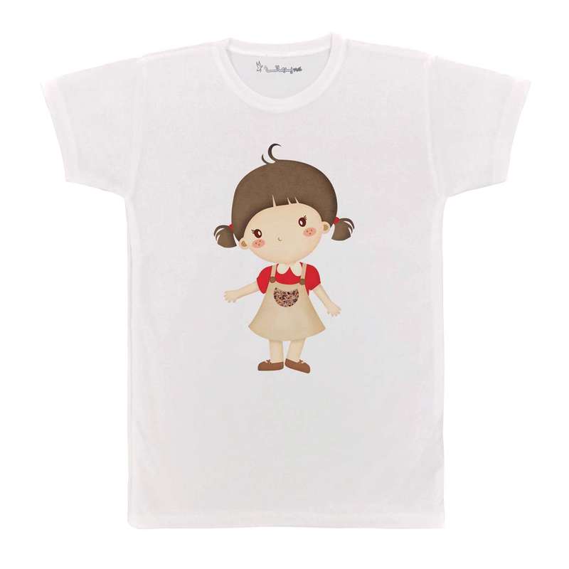 تی شرت بچگانه پرمانه طرح cute کد pmt.2257