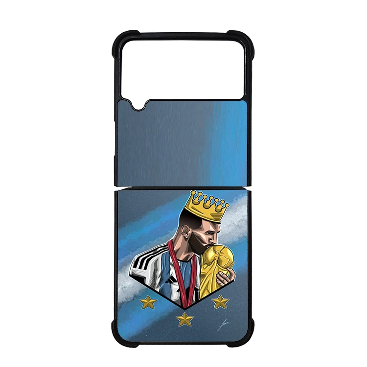  کاور گالری وبفر طرح مسی مناسب برای گوشی سامسونگ Galaxy Z Flip4