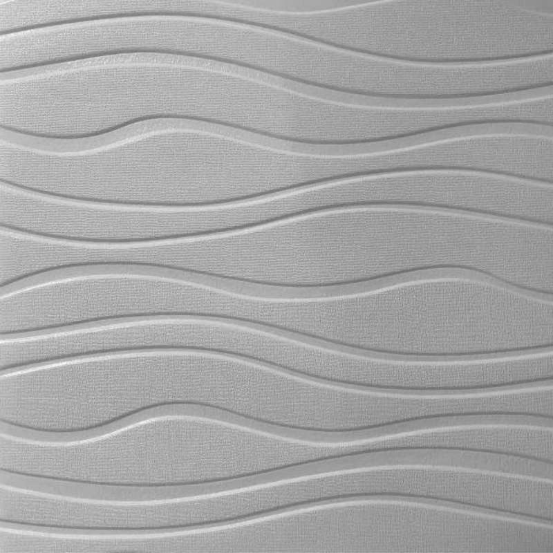 دیوارپوش مدل فومی پشت چسب دار طرح موج بسته 10 عددی