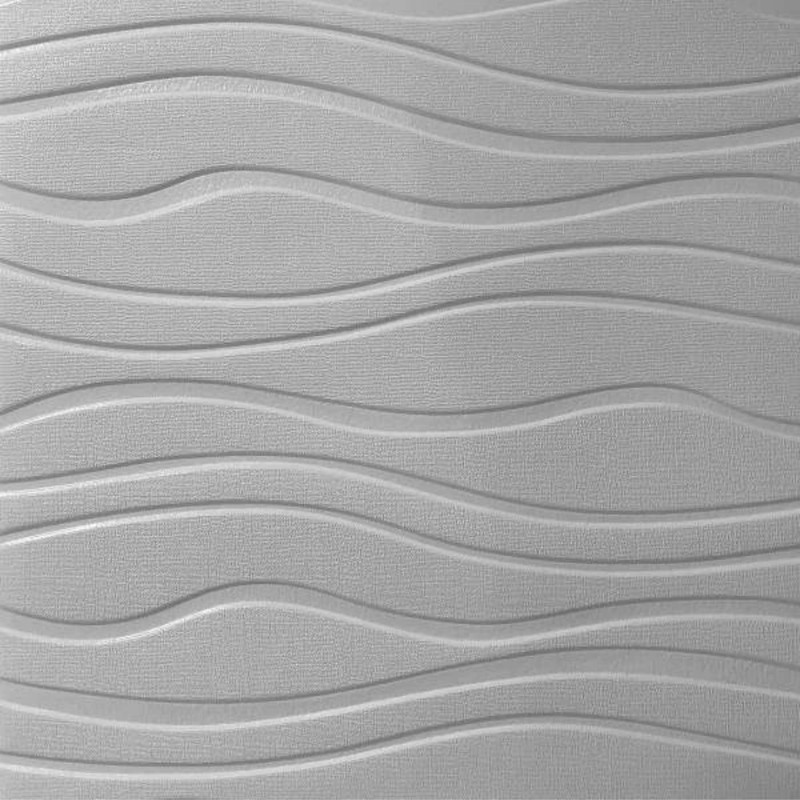 دیوارپوش مدل فومی پشت چسب دار طرح موج بسته 10 عددی