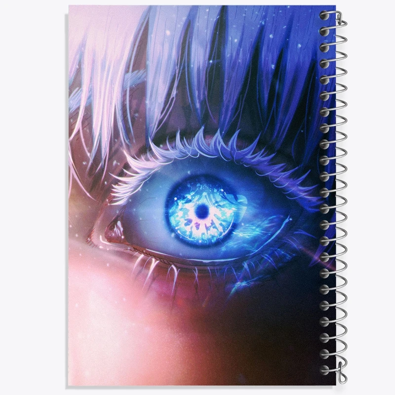 دفتر ژورنال نویسی 50 برگ خندالو مدل نقطه ای طرح گوجو ساتورو انیمه جوجوتسو کایزن کد F1581