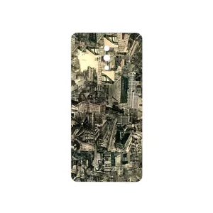 MAHOOT Collage of Skyscraper Cover Sticker for Oppo RENO 10X