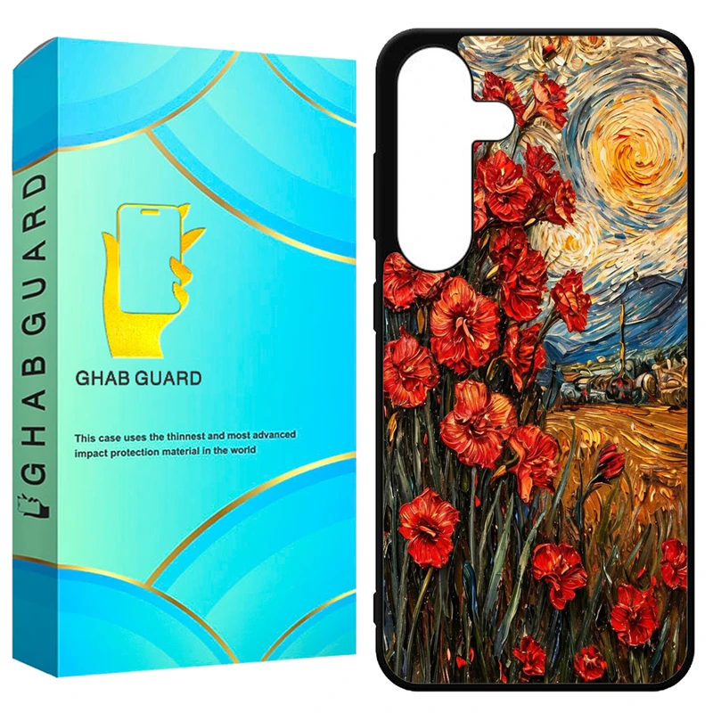 کاور قاب گارد طرح گل مدل GCHPS23F مناسب برای گوشی موبایل سامسونگ Galaxy S23 FE