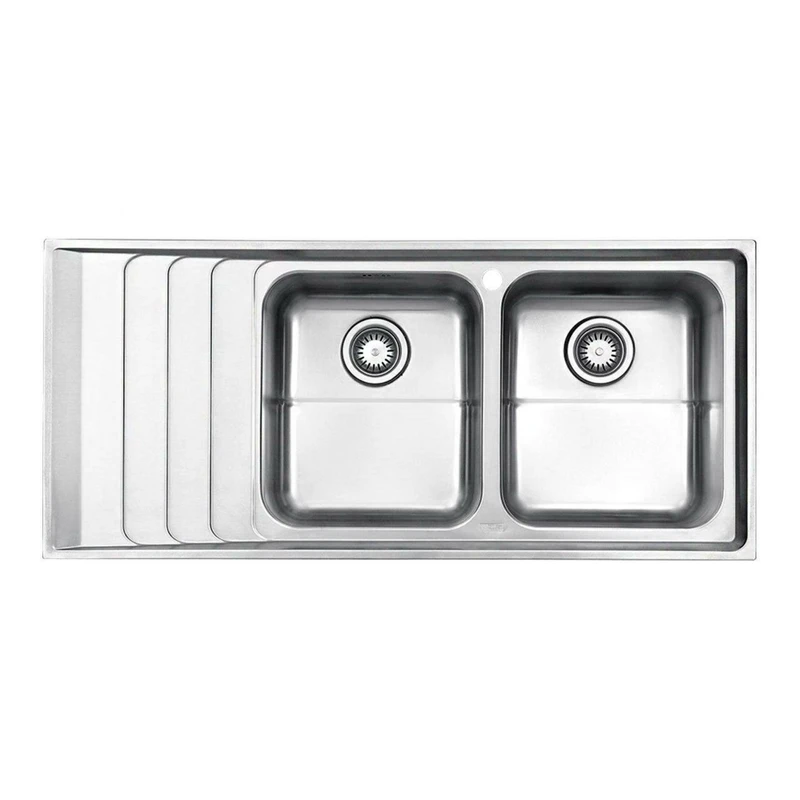 سینک ظرفشویی استیل البرز کد 734/50 توکار
