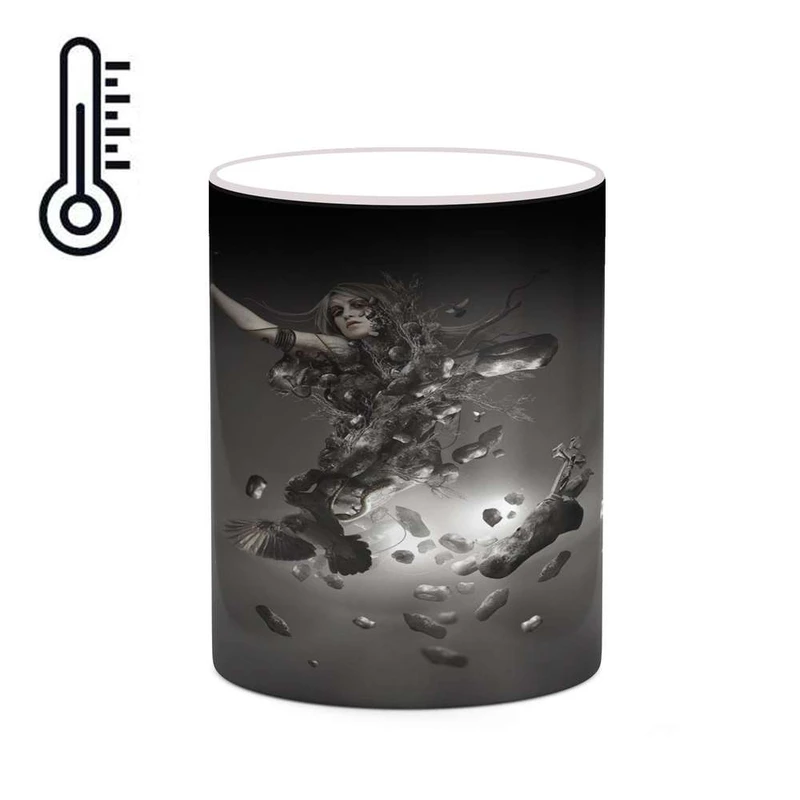 ماگ حرارتی کاکتی مدل زمینه فانتزی کد mgh19185