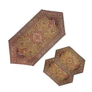 ست 3 تکه رومیزی ترمه مدل هفت سین کد KM3-3