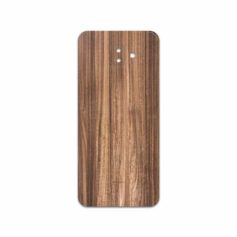 برچسب پوششی ماهوت مدل Light Walnut Wood مناسب برای گوشی موبایل سامسونگ Galaxy J6 Plus