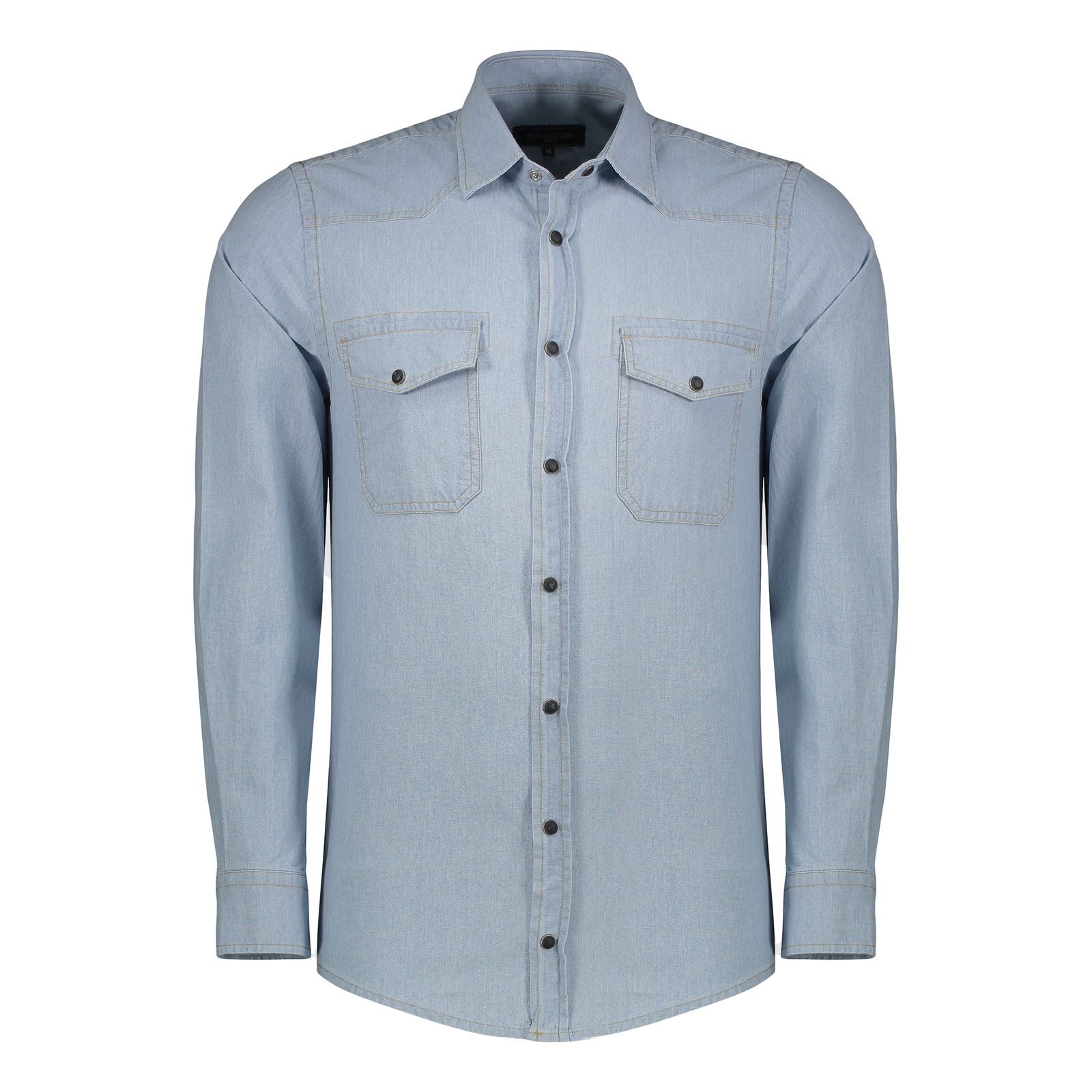 پیراهن آستین بلند مردانه پاتن جامه مدل جین 102121020218097