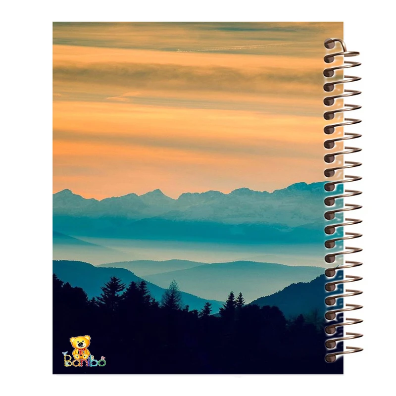 دفتر نقاشی 50 برگ بانیبو مدل  طلوع خورشید کد 488