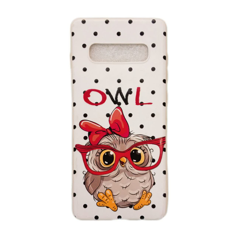 کاور مدل 85/85844/013 طرح owl مناسب برای گوشی موبایل سامسونگ Galaxy s10 plus