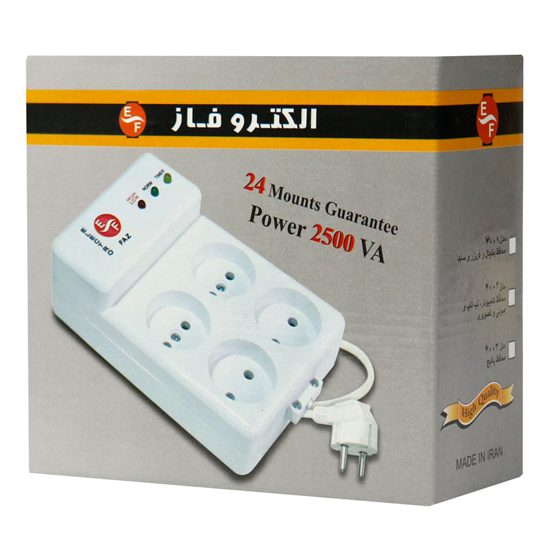 محافظ ولتاژ الکترو فاز مدل 1.5 4001 محافظ ولتاژ الکترو فاز مدل 1.5 4001