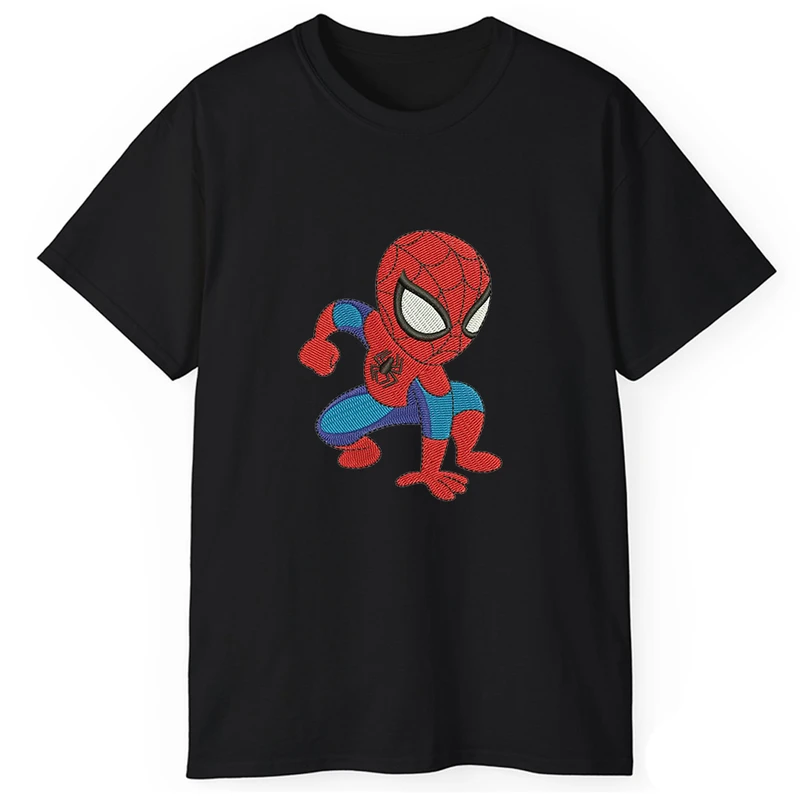 تی‌شرت آستین کوتاه مردانه پاد آفرین مدل بچه عنکبوتی قهرمان 26