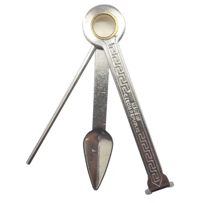 قاشق پیپ مدل استیل کد 2