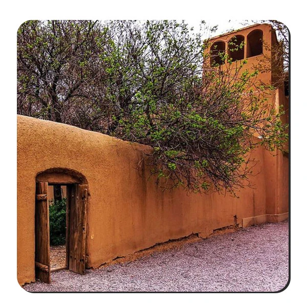  زیر لیوانی طرح خانه باغ قدیمی ایرانی کد nzl680