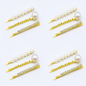 سنجاق مو دخترانه مدل stonepearl بسته 12 عددی