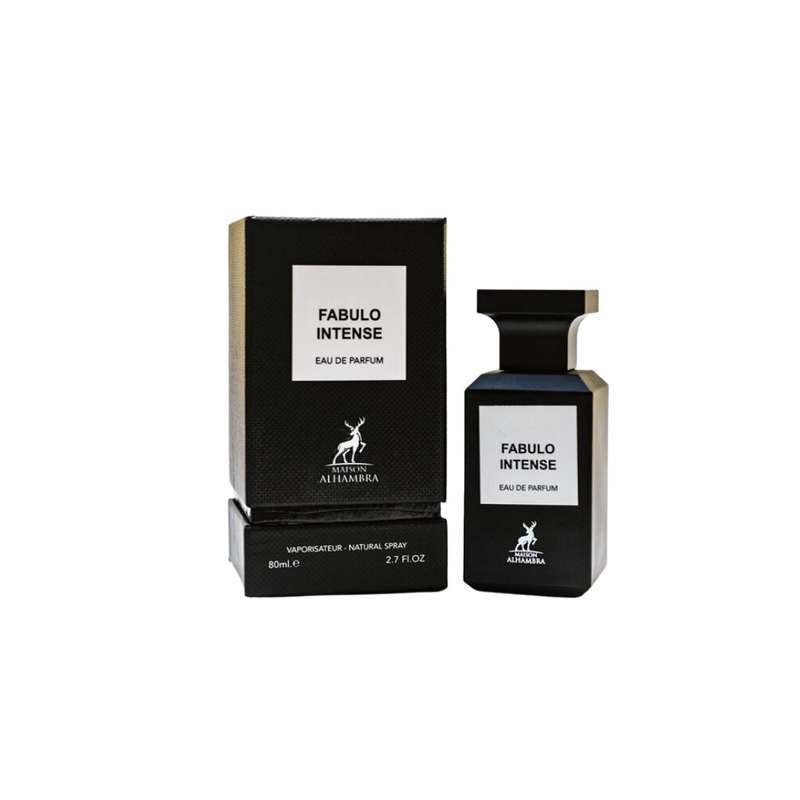 ادو پرفیوم مردانه الحمبرا مدل فابولو اینتنس حجم 80 میلی لیتر ادو پرفیوم مردانه الحمبرا مدل فابولو اینتنس حجم 80 میلی لیتر