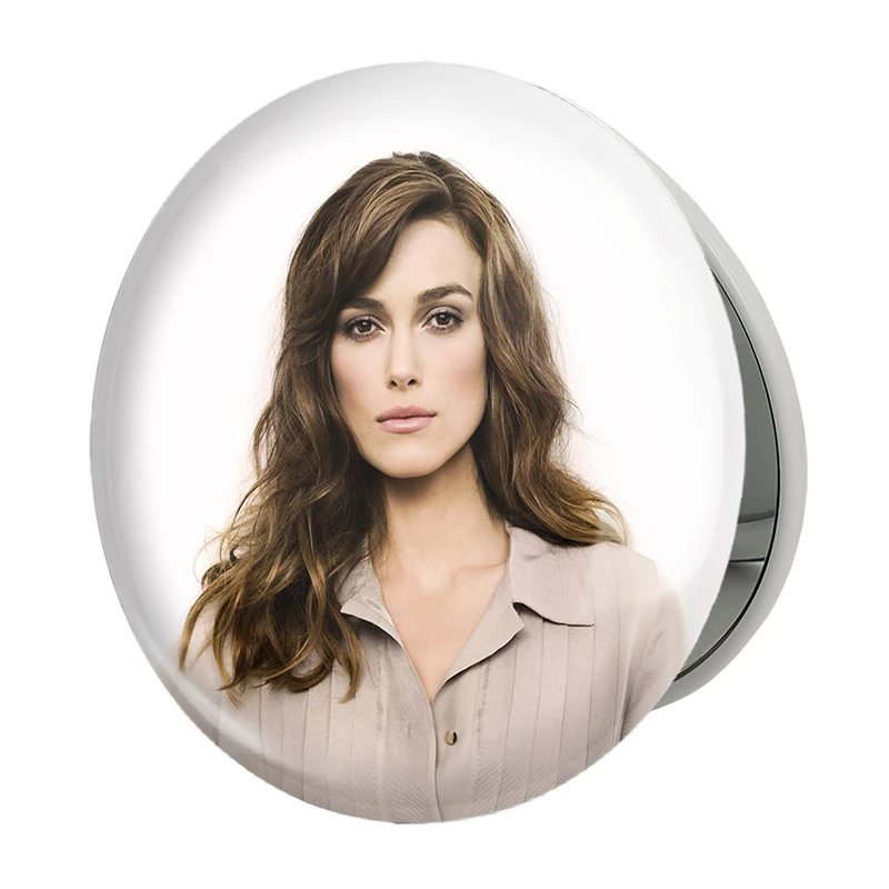 آینه جیبی خندالو طرح کایرا نایتلی Keira Knightley مدل تاشو کد 6406 