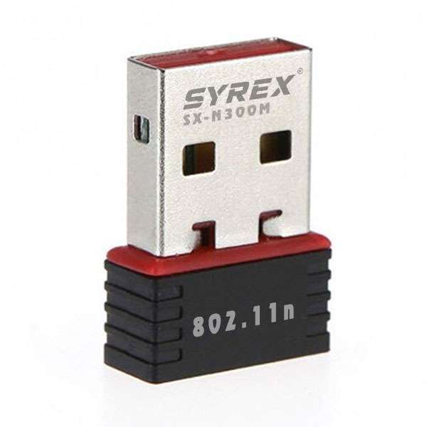 کارت شبکه بی سیم USB سایرکس مدل SX-N300M کارت شبکه بی سیم USB سایرکس مدل SX-N300M